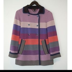 Marc by Marc Jacobs Striped Double Breasted Jacket